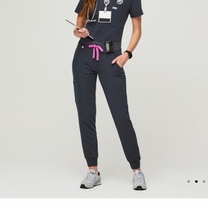 Figs Zamora High Waisted Joggers Petite Night Sky